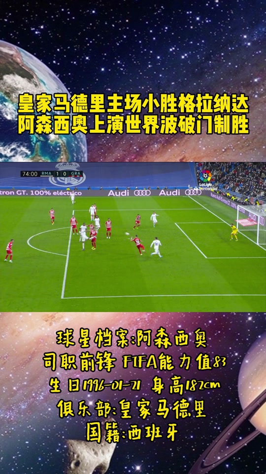 爆冷!格兰纳达击败皇家马德里 爆冷!格兰纳达击败皇家马德里